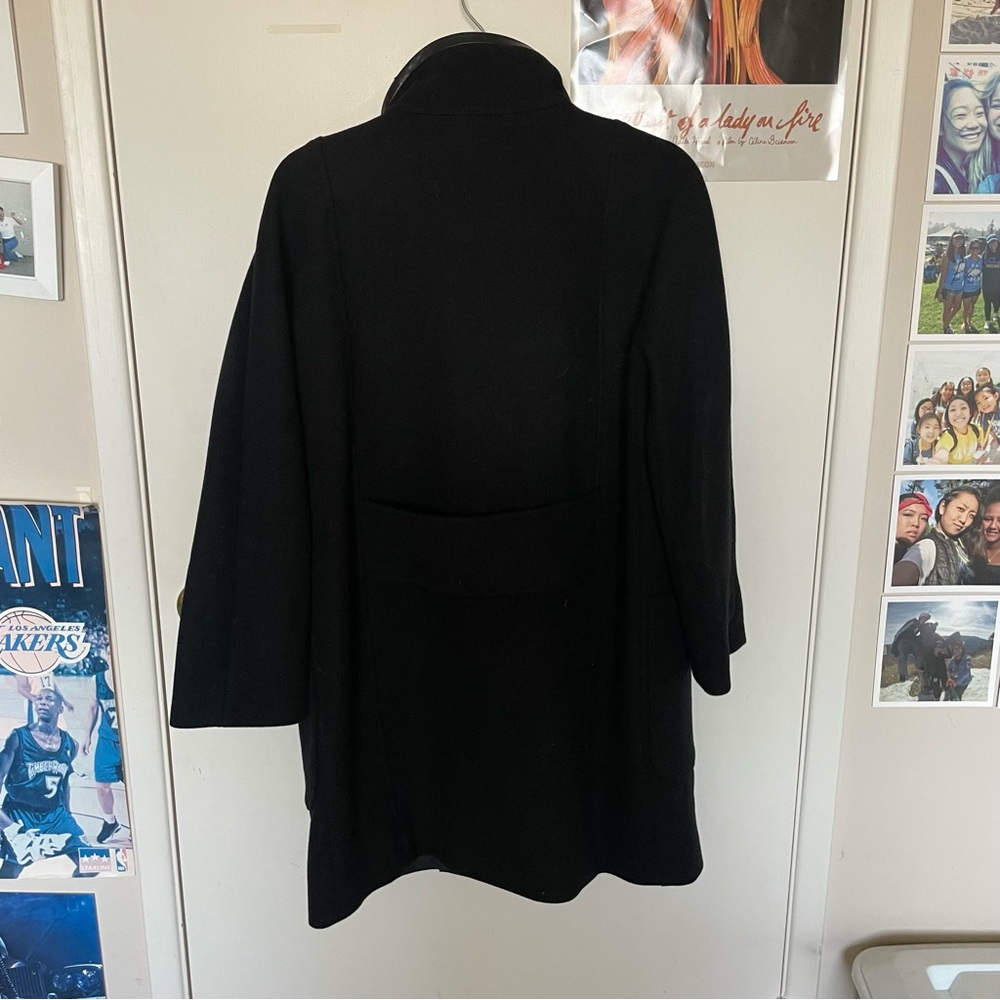 Madewell Black Cape Coat - Picture 5 of 6